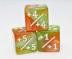 Foam Brain Magic The Gathering Counters +1/+1 Set of 8, Assorted Colors | Odin's Place