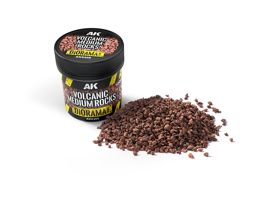 AK Interactive Volcanic Medium Rocks 100ml | Odin's Place