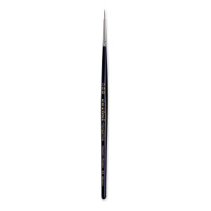 Da Vinci Watercolor Series 35 Maestro Kolinsky Brush - Long Tapered Round, Short Handle, Size 3/0 | Odin's Place