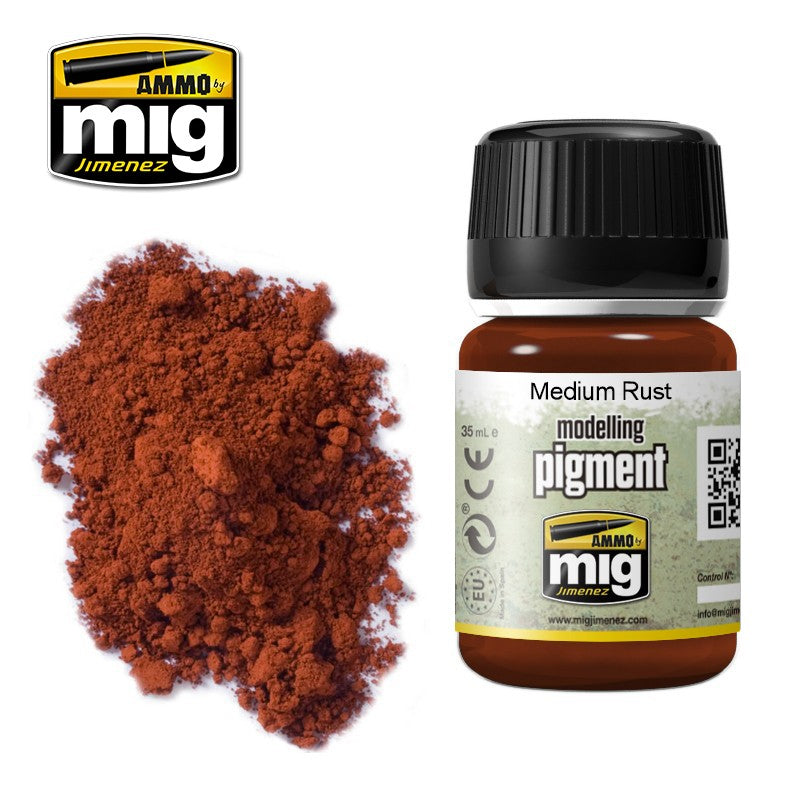 AK Interactive Ammo Mig Medium Rust Pigment | Odin's Place