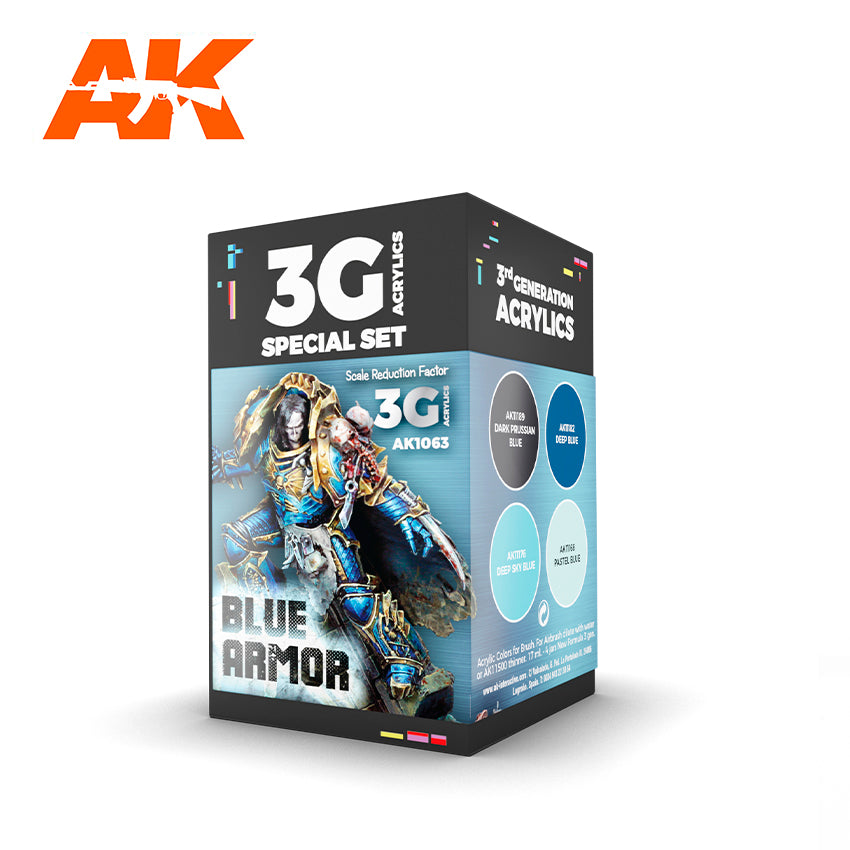 AK Interactive Wargame Set Blue Armor | Odin's Place