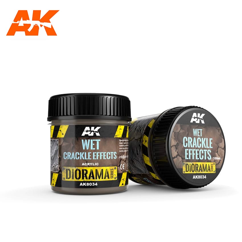 AK Interactive Wet Crackle Effects - 100ml (Acrylic) | Odin's Place