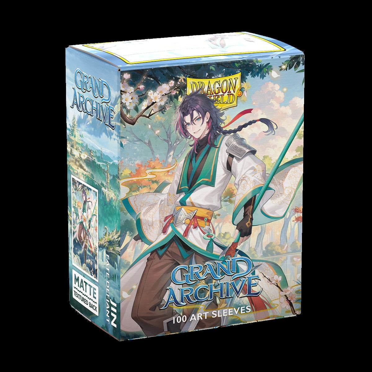 Dragon Shields: (100) Matte Art - Grand Archive - Jin, Fate Defiant | Odin's Place