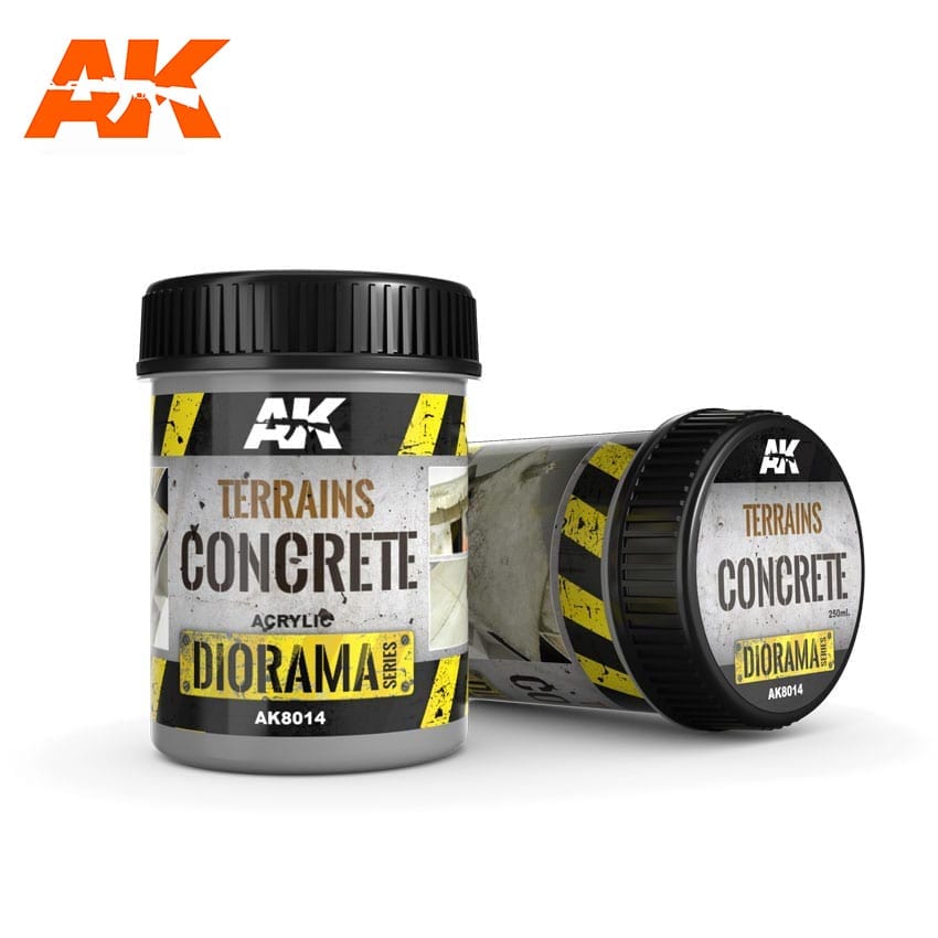 AK Interactive Terrains Concrete - 250ml (Acrylic) | Odin's Place