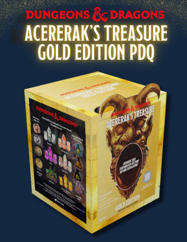 Dungeons & Dragons: Acererak's Treasure Blind Box Display - Gold Edition | Odin's Place