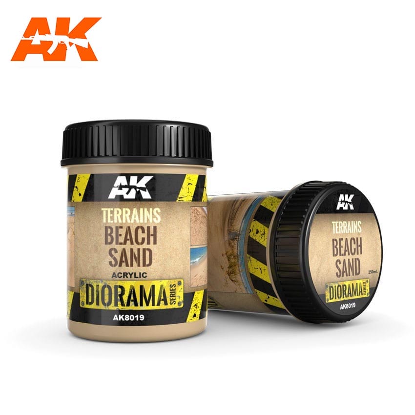 AK Interactive Terrains Beach Sand - 250ml (Acrylic) | Odin's Place