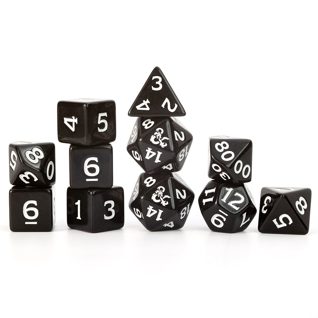 Dungeons & Dragons: New Adventurer Set - Black Dice | Odin's Place