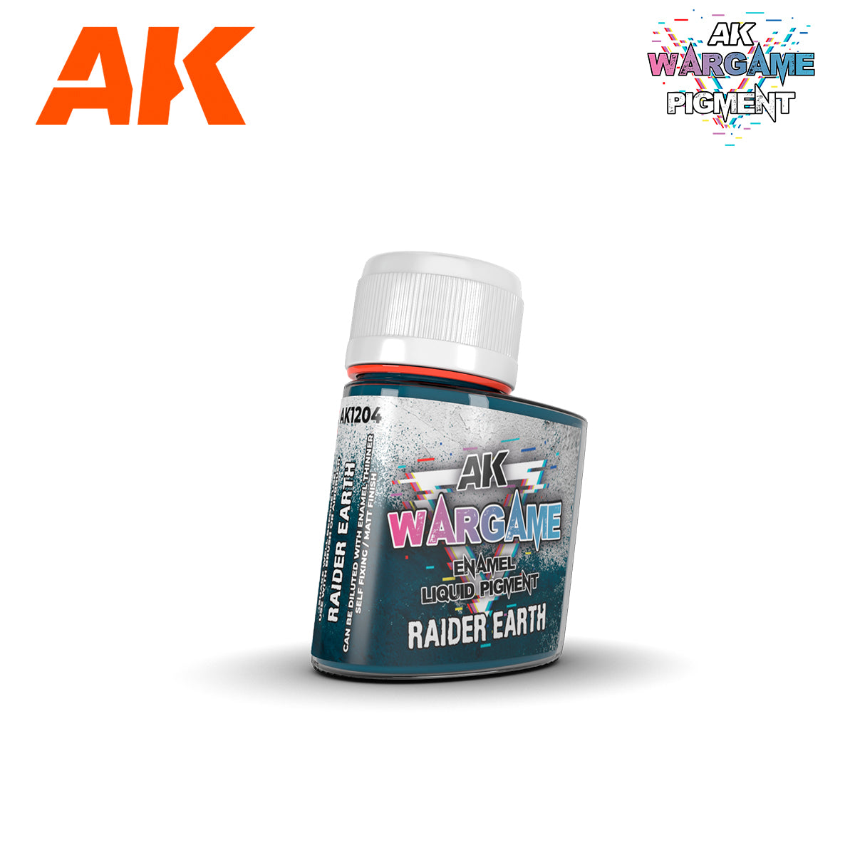 AK Interactive Wargame Enamel Liquid Pigments Raider Earth 35ml | Odin's Place