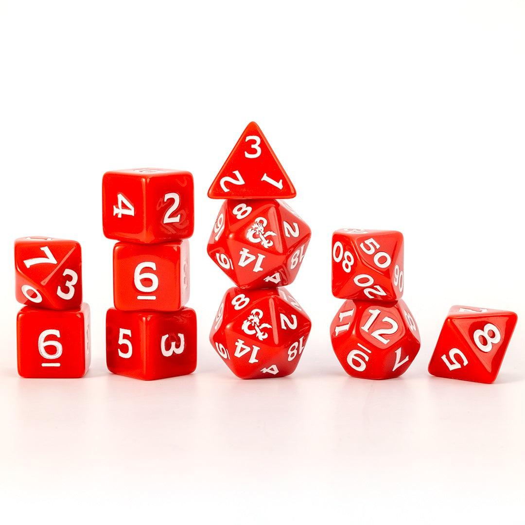 Dungeons & Dragons: New Adventurer Set - Red Dice | Odin's Place