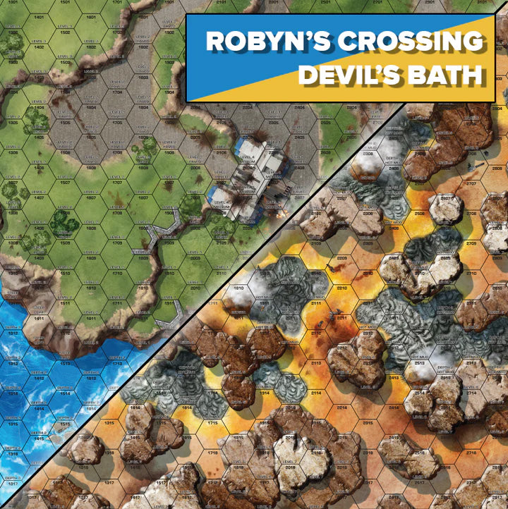 Battletech: Battle Mat - Tukayyid - Robyn's Crossing Devil's Bath | Odin's Place
