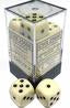 Opaque: 16mm D6 Ivory/Black (12) | Odin's Place