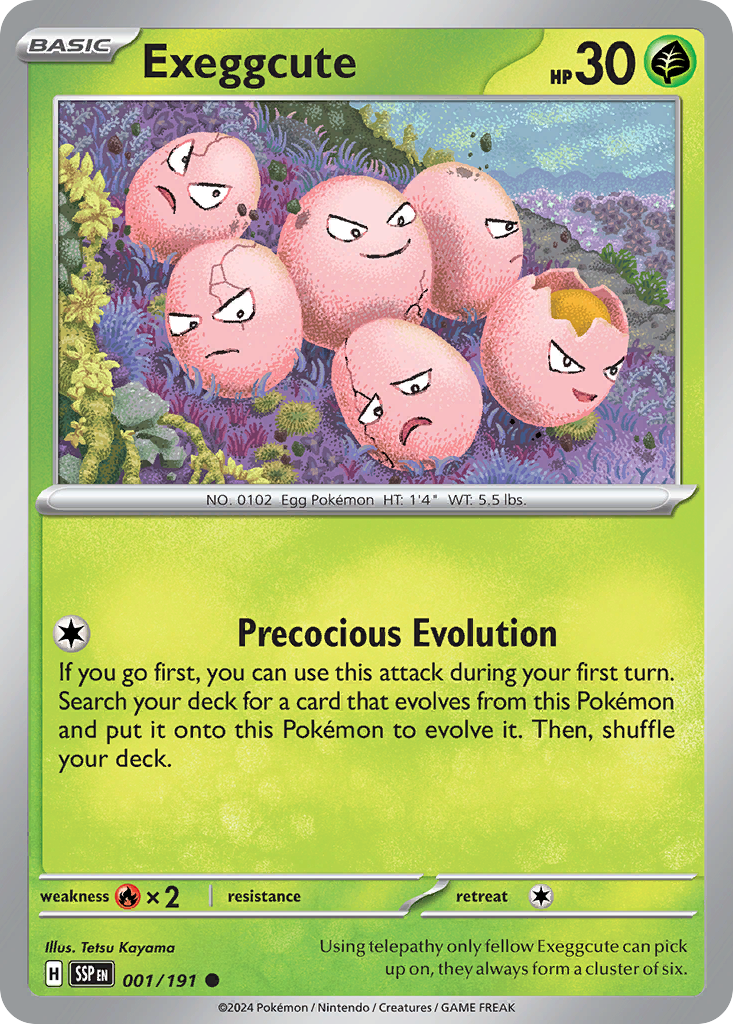 Exeggcute (001/191) [Scarlet & Violet: Surging Sparks] | Odin's Place