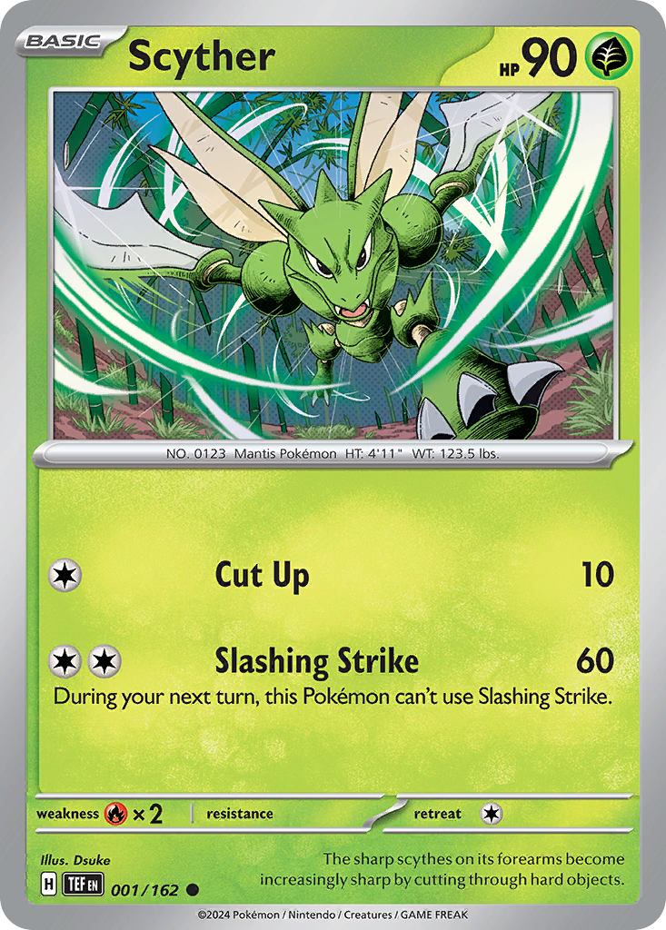 Scyther (001/162) [Scarlet & Violet: Temporal Forces] | Odin's Place