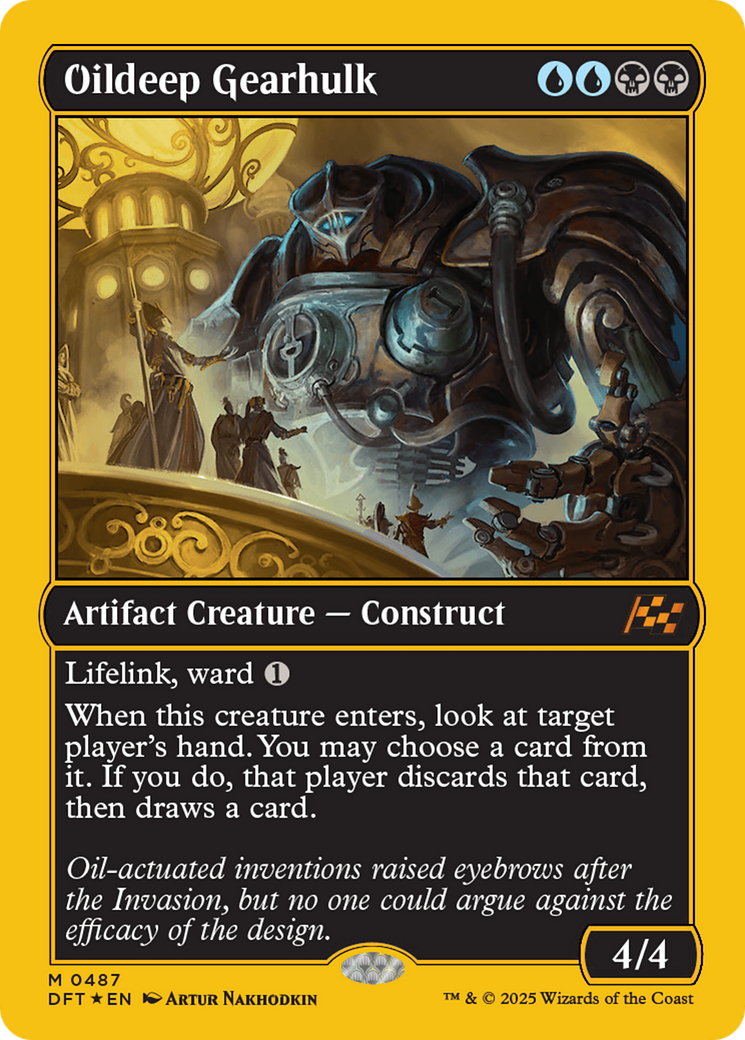 Oildeep Gearhulk (First-Place Foil) [Aetherdrift] | Odin's Place