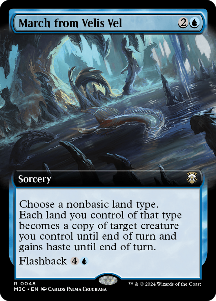 March from Velis Vel (Extended Art) (Ripple Foil) [Modern Horizons 3 Commander] | Odin's Place