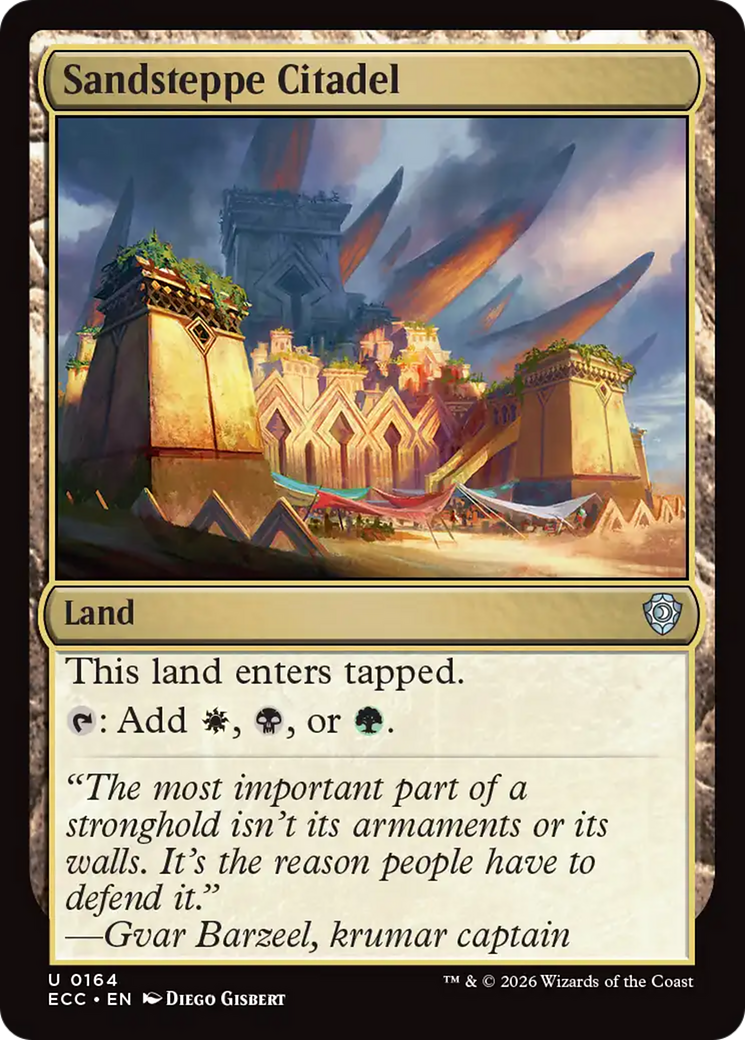 Sandsteppe Citadel [Lorwyn Eclipsed Commander] | Odin's Place