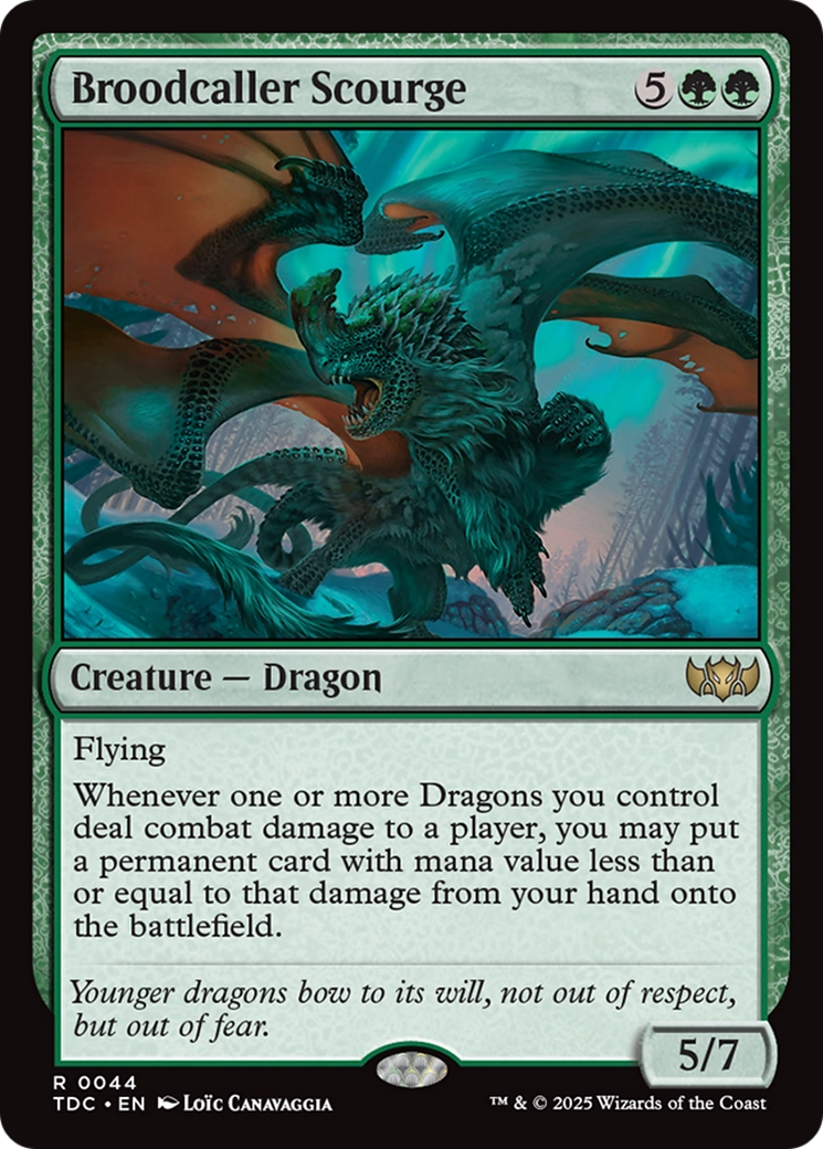 Broodcaller Scourge [Tarkir: Dragonstorm Commander] | Odin's Place