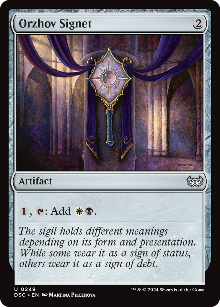 Orzhov Signet [Duskmourn: House of Horror Commander] | Odin's Place