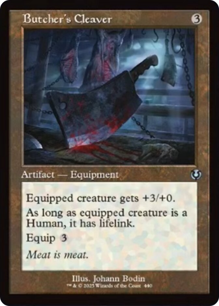 Butcher's Cleaver (Retro Frame) [Innistrad Remastered] | Odin's Place