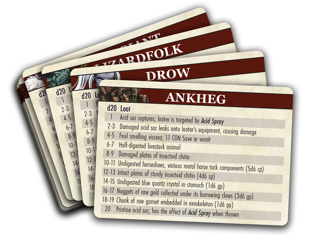 The Deck of Loot: Core Pack 1 - CR 0-6 | Odin's Place