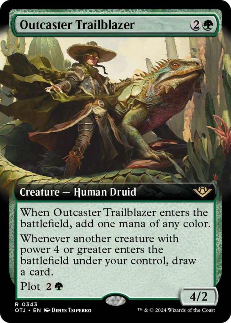 Outcaster Trailblazer (Extended Art) [Outlaws of Thunder Junction] | Odin's Place