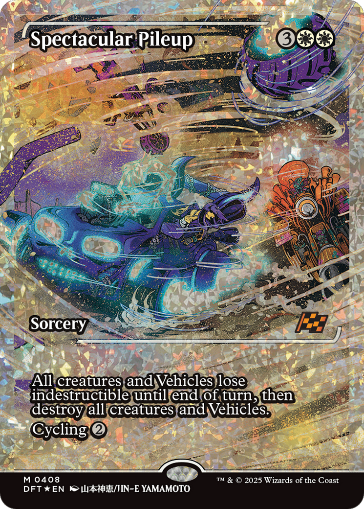Spectacular Pileup (Showcase) (Fracture Foil) [Aetherdrift] | Odin's Place