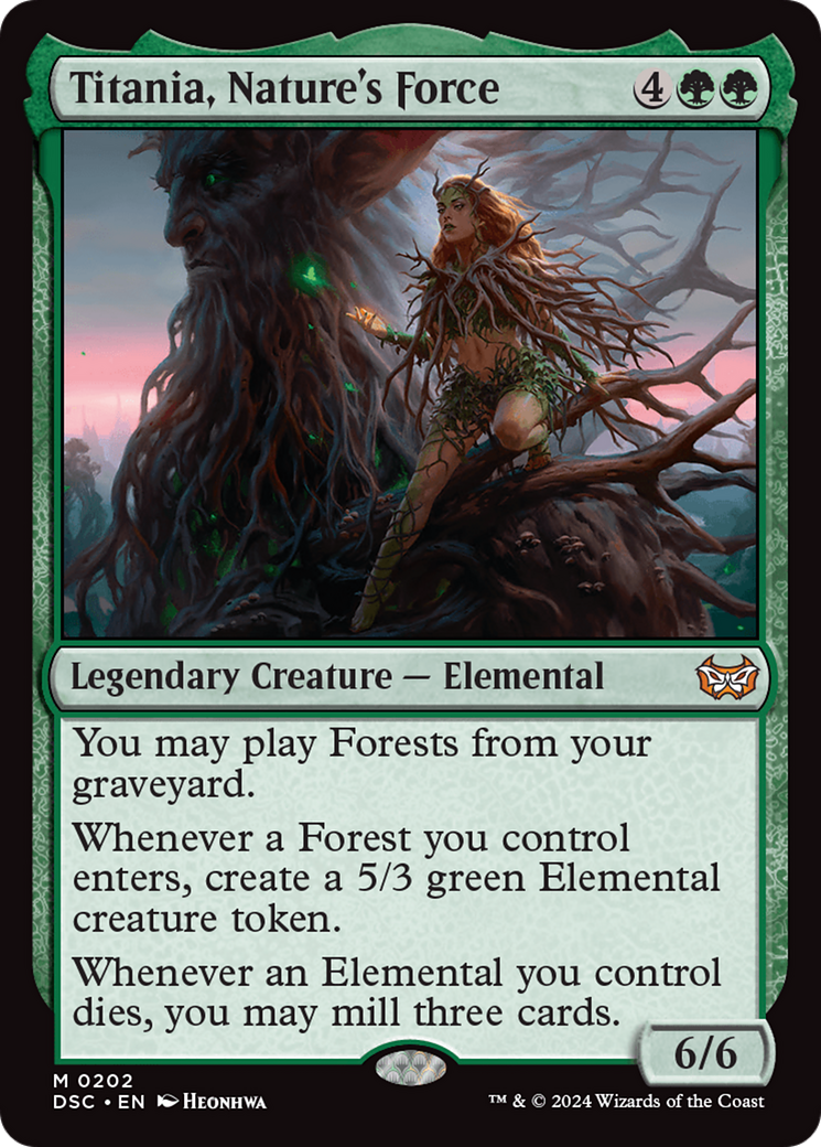 Titania, Nature's Force [Duskmourn: House of Horror Commander] | Odin's Place