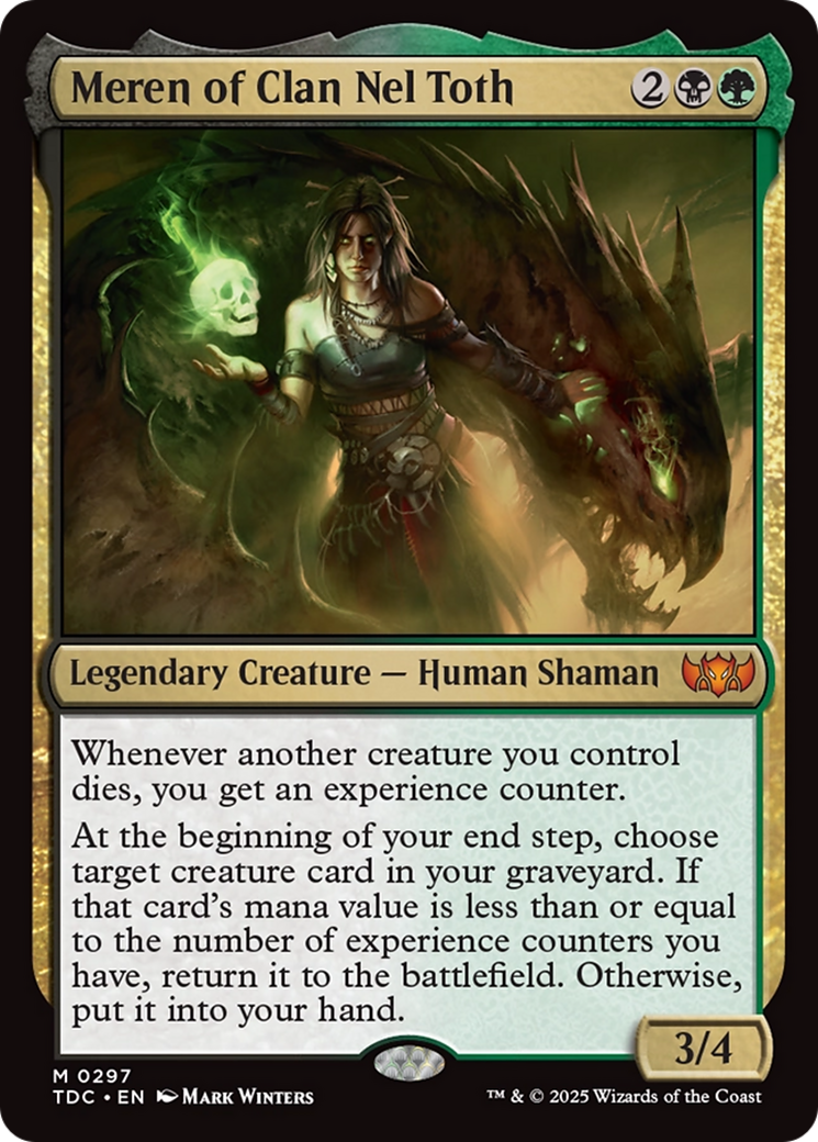 Meren of Clan Nel Toth [Tarkir: Dragonstorm Commander] | Odin's Place