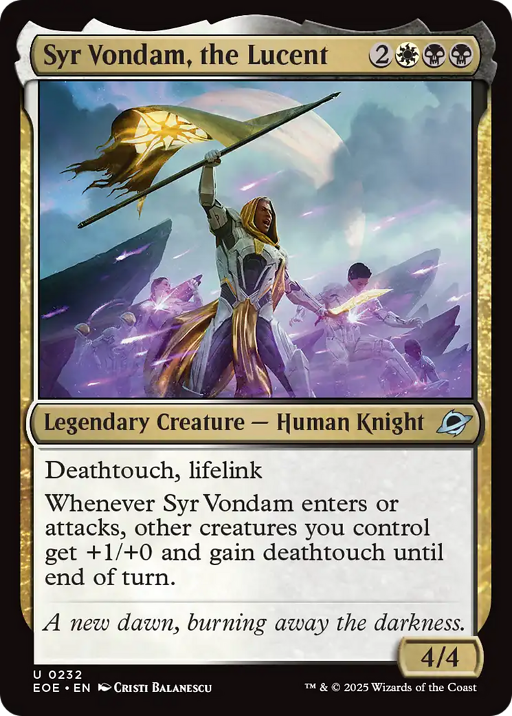 Syr Vondam, the Lucent [Edge of Eternities] | Odin's Place