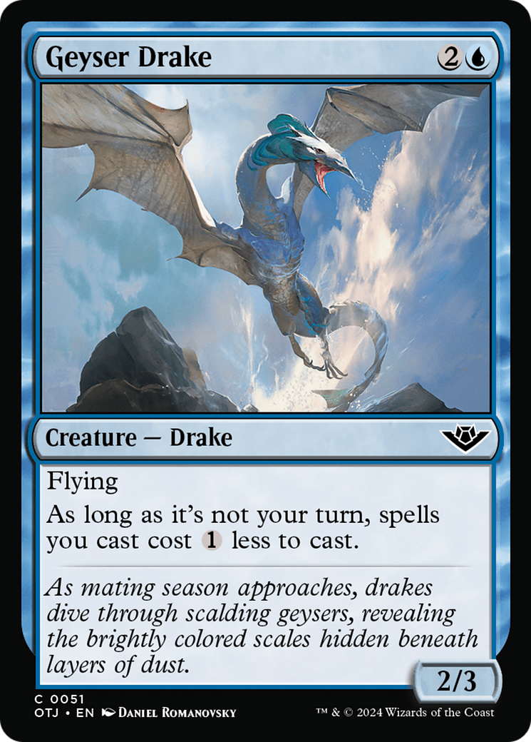 Geyser Drake [Outlaws of Thunder Junction] | Odin's Place