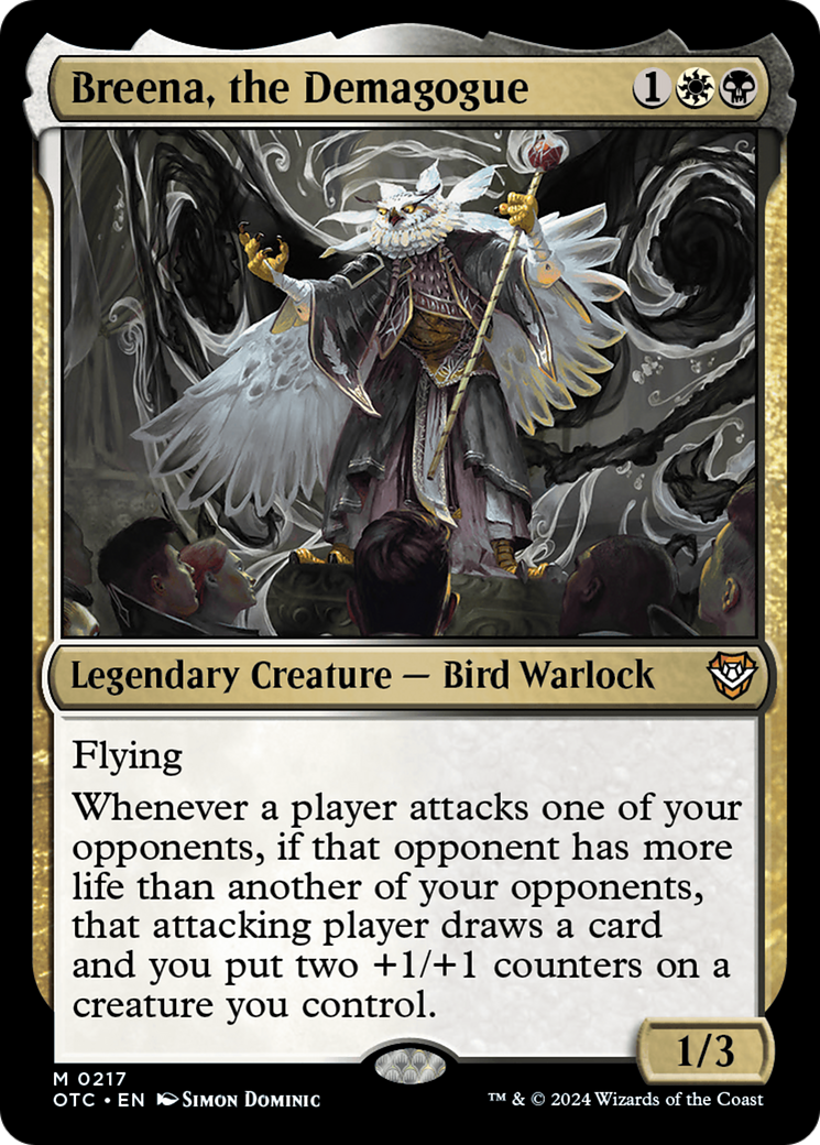 Breena, the Demagogue [Outlaws of Thunder Junction Commander] | Odin's Place
