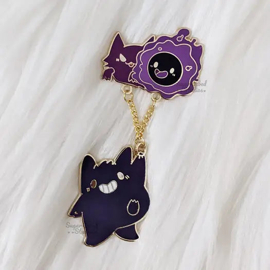 Sugar Cubed Studios Pokemon Dangle-Tail Pins | Odin's Place