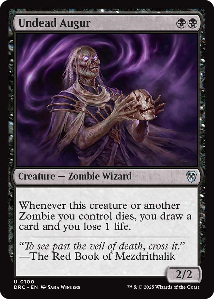 Undead Augur [Aetherdrift Commander] | Odin's Place
