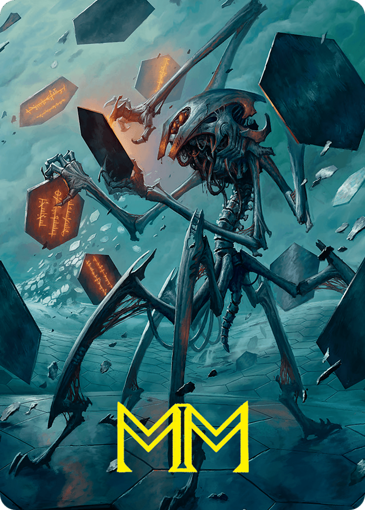 Scrawling Crawler Art Card (50/54) (Gold-Stamped Signature) [Foundations Art Series] | Odin's Place