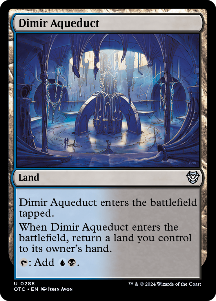 Dimir Aqueduct [Outlaws of Thunder Junction Commander] | Odin's Place