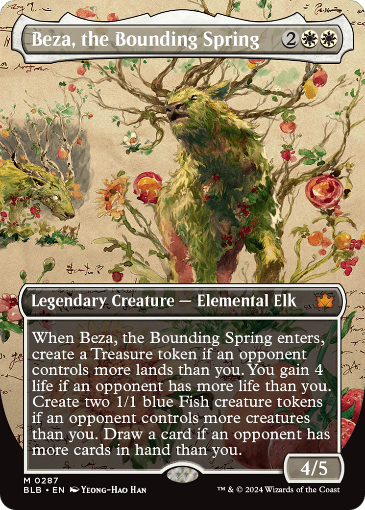 Beza, the Bounding Spring (Borderless) [Bloomburrow] | Odin's Place