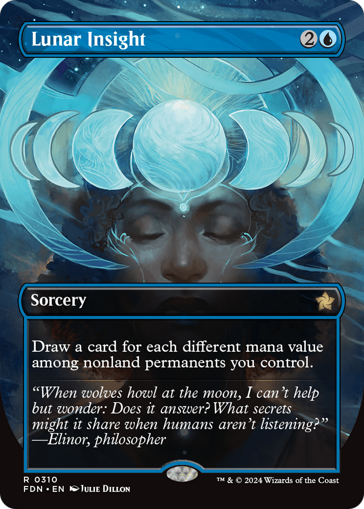 Lunar Insight (Borderless) [Foundations] | Odin's Place