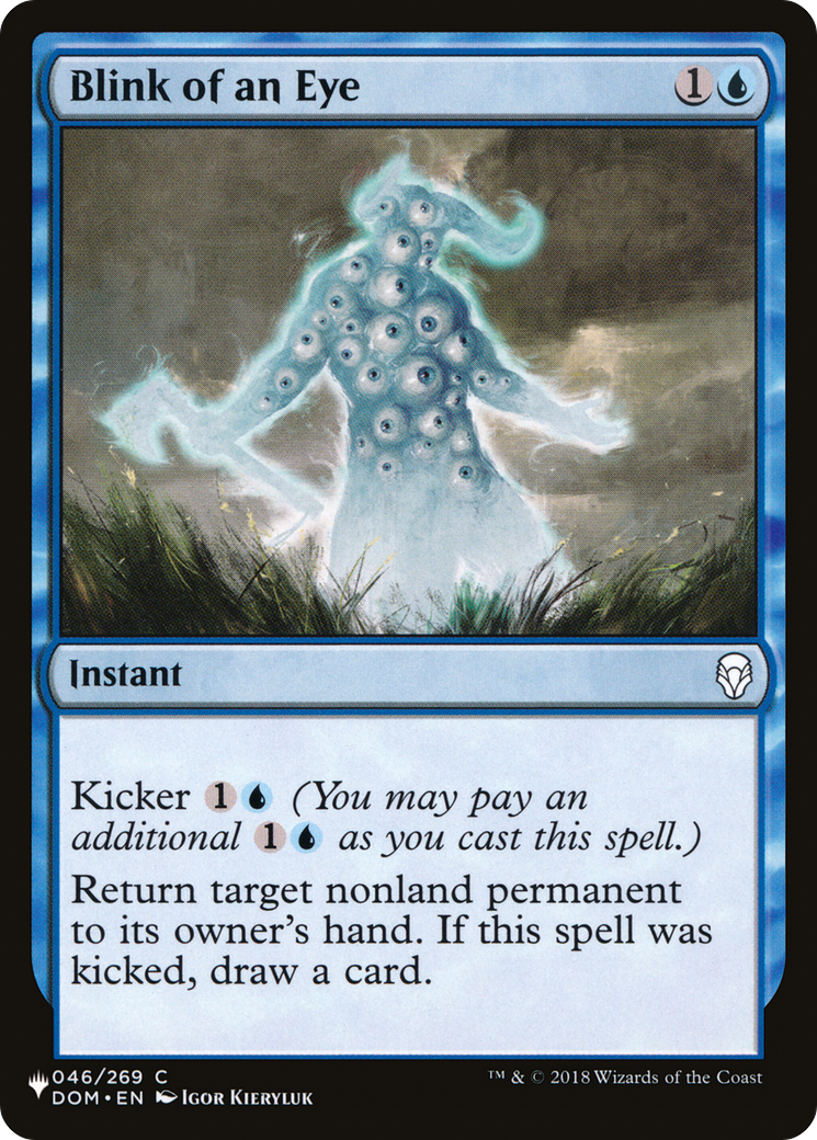 Blink of an Eye [The List] | Odin's Place