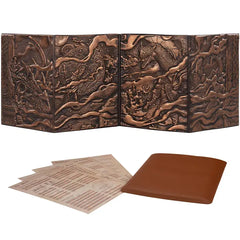 QMDirect 3D Faux-Leather Customizable Game Master Screen (Dm/Gm) | Odin's Place