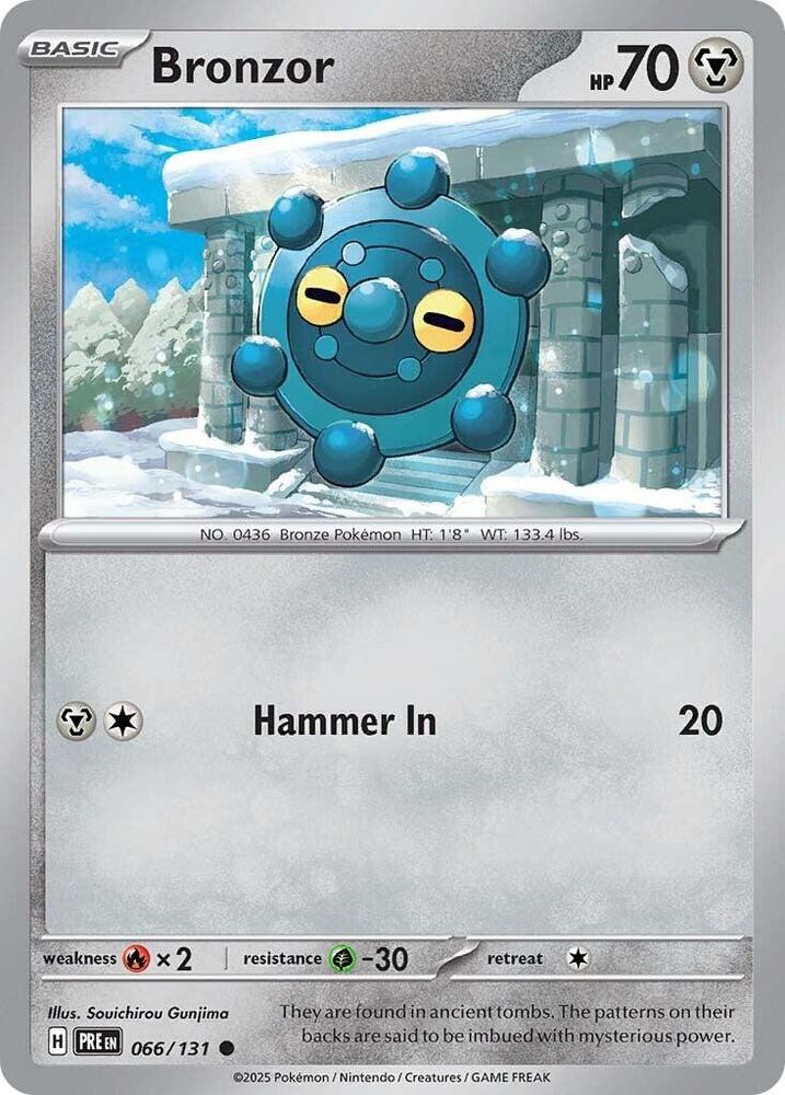 Bronzor (066/131) [Scarlet & Violet: Prismatic Evolutions] | Odin's Place