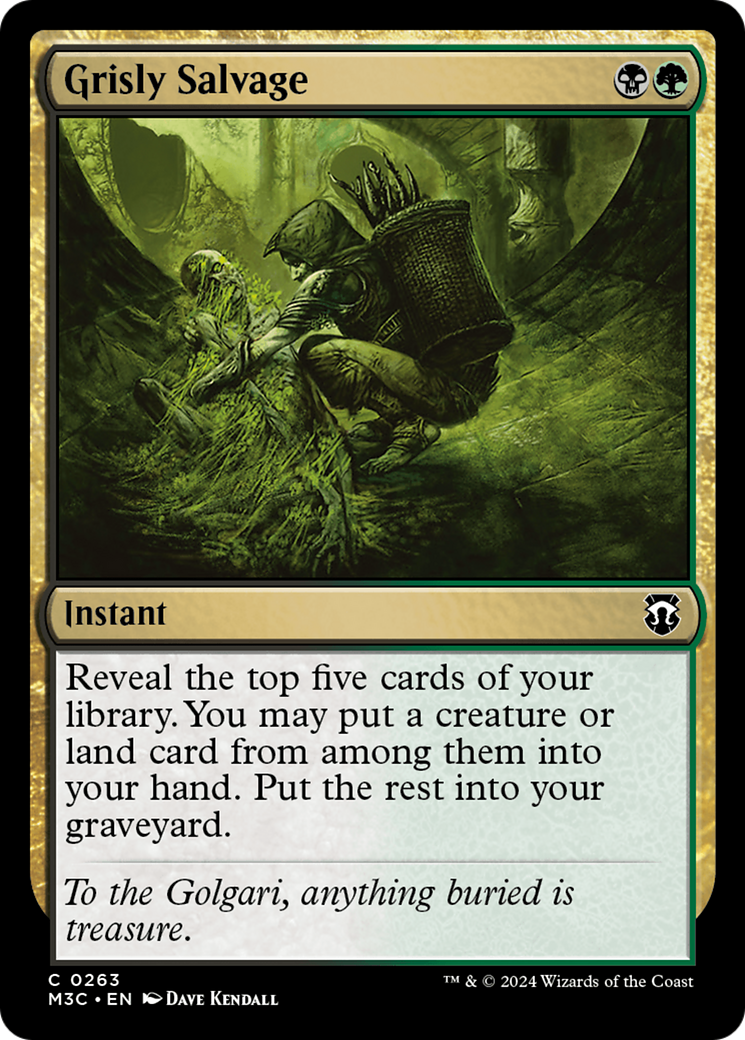 Grisly Salvage (Ripple Foil) [Modern Horizons 3 Commander] | Odin's Place