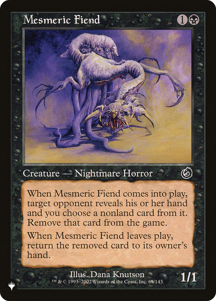 Mesmeric Fiend [The List] | Odin's Place