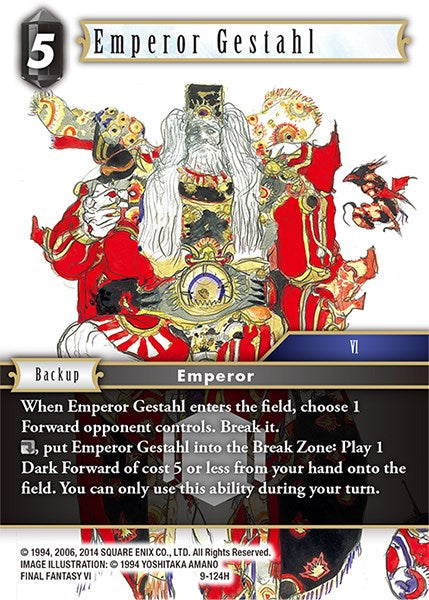 Emperor Gestahl [Opus IX] | Odin's Place