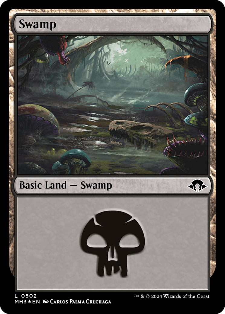 Swamp (0502) (Ripple Foil) [Modern Horizons 3] | Odin's Place