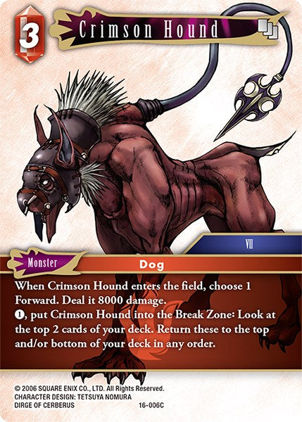 Crimson Hound [Emissaries of Light] | Odin's Place