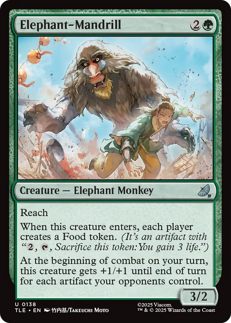 Elephant-Mandrill [Avatar: The Last Airbender: Eternal-Legal] | Odin's Place