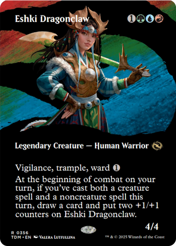 Eshki Dragonclaw (Borderless) [Tarkir: Dragonstorm] | Odin's Place
