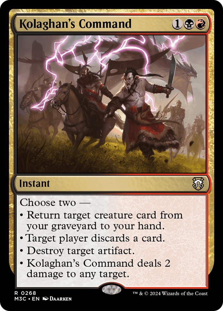 Kolaghan's Command [Modern Horizons 3 Commander] | Odin's Place
