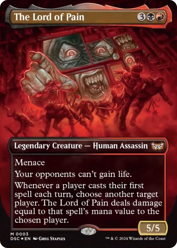 The Lord of Pain (Borderless) [Duskmourn: House of Horror Commander] | Odin's Place