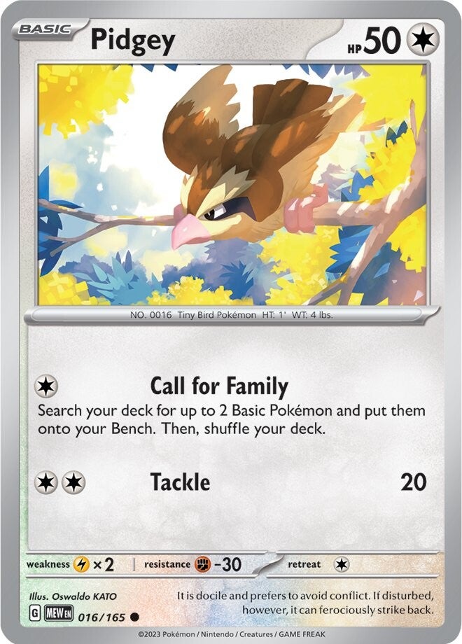 Pidgey (016/165) [Scarlet & Violet 151] | Odin's Place